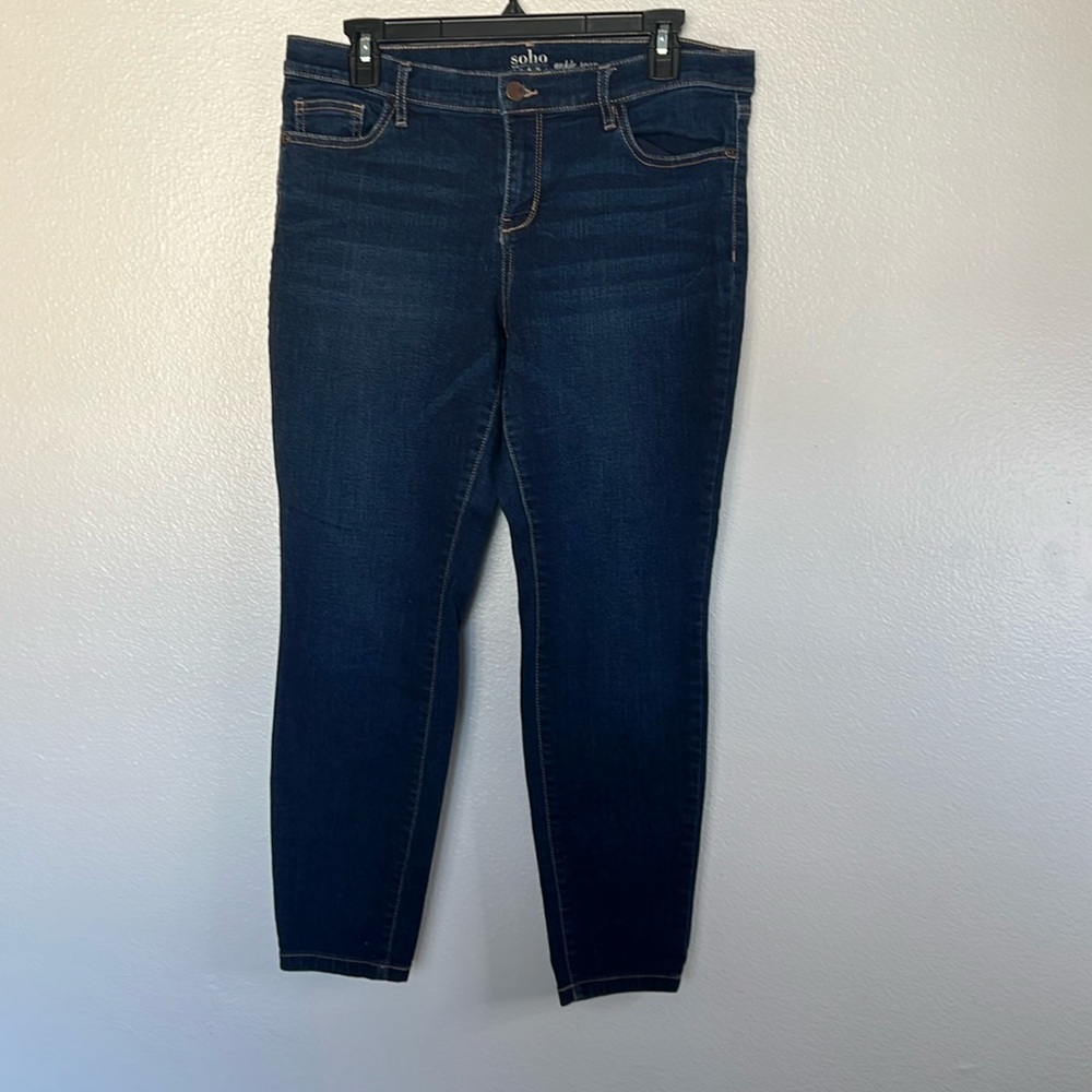 EUC New York & Co Soho Ankle Jeans Blue sz 12
